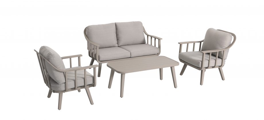 Aliuminio lauko baldai, lauko baldai, sofa, foteliai