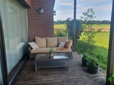 lauko baldai, sofa, foteliai, pinti baldai