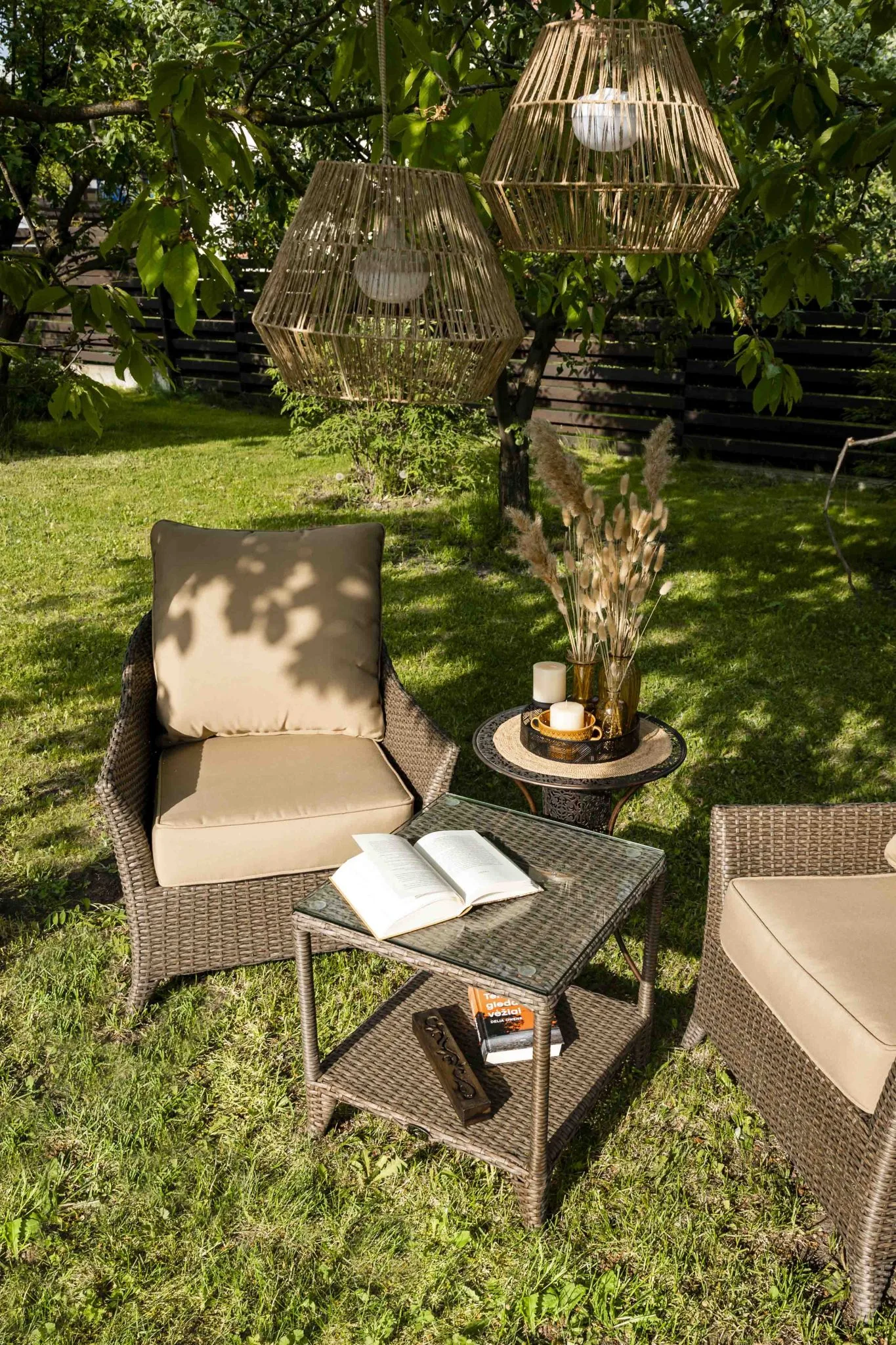 NUOMA - Lauko Baldų komplektas MINI ROMANTIKA