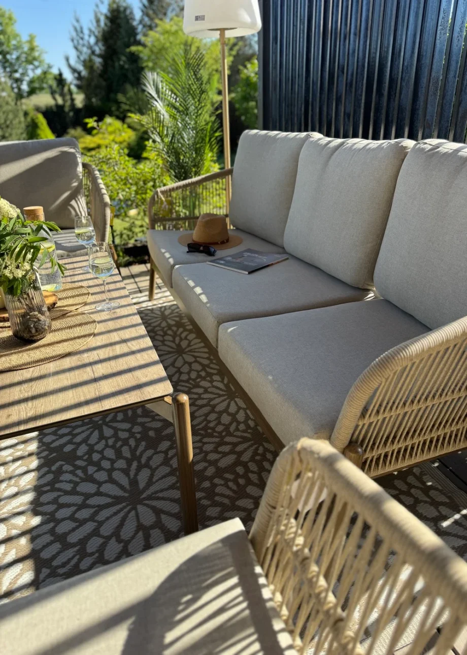 Lauko baldai elegancija, terasos baldai, sofa, lauko baldai kaina