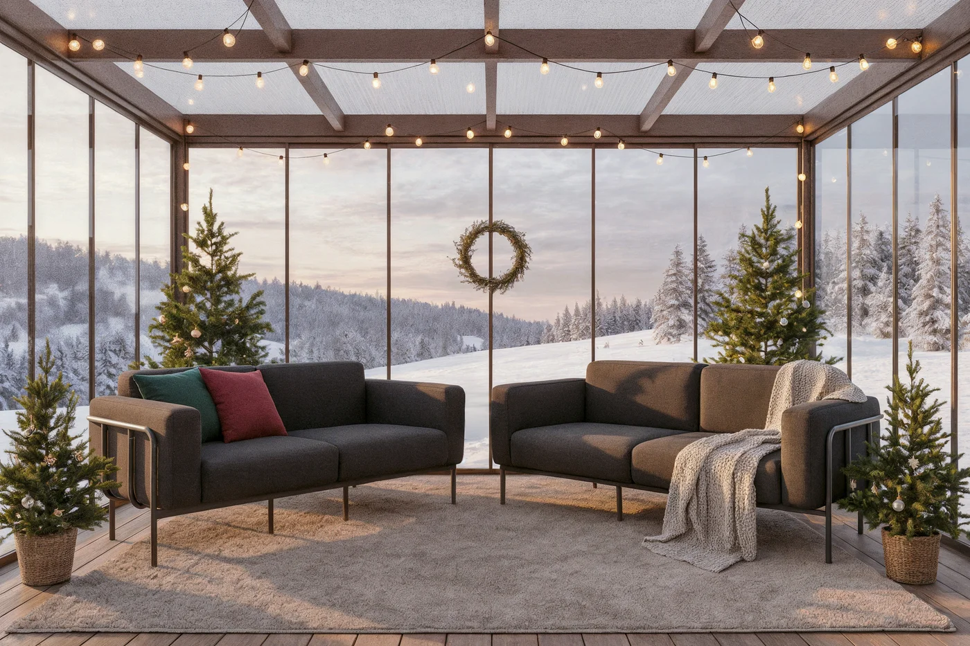 stilingi baldai, terasos baldai, lauko baldai, sofa, foteliai, ekoseses, lauko sofa, triviete sofa