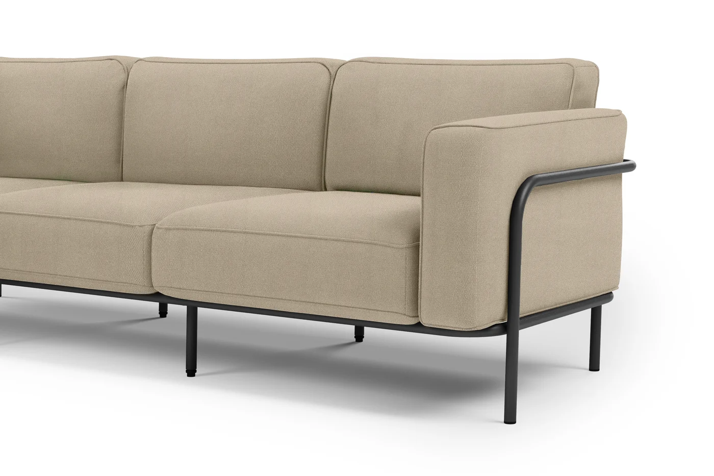 stilingi baldai, terasos baldai, lauko baldai, sofa, ekoseses, lauko sofa, kampas, lauko baldu kampas, didelis kampas