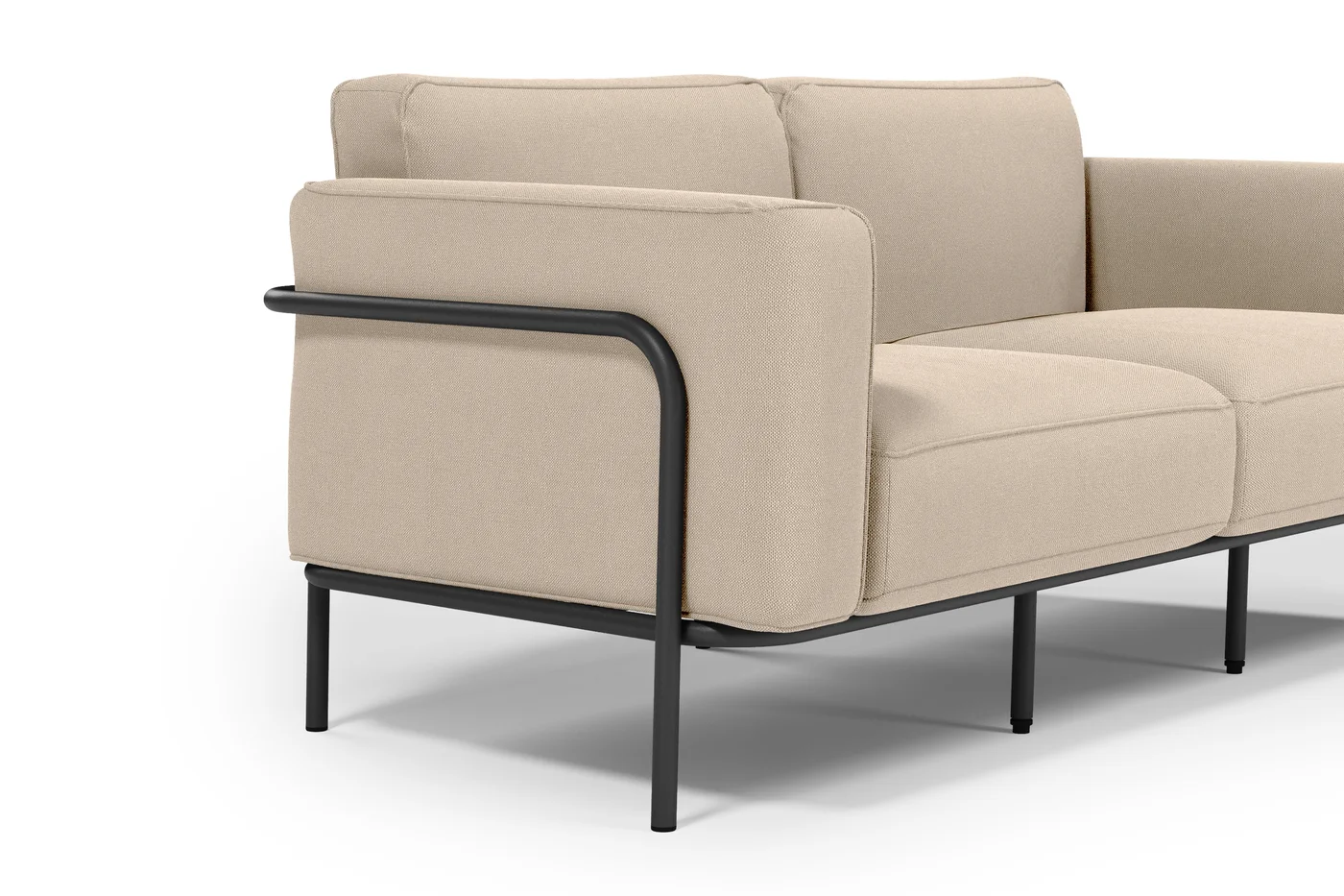 stilingi baldai, terasos baldai, lauko baldai, sofa, ekoseses, lauko sofa, triviete sofa, trivietė sofa