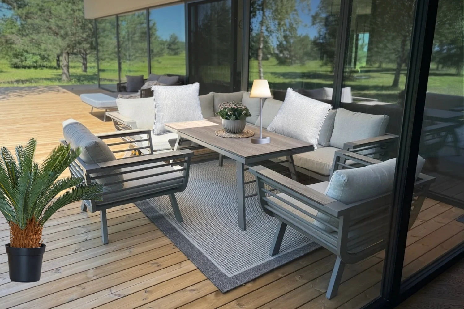 Eko sesės lauko baldai ir dekoras lauko baldai, terasos baldai, terasos dekoras